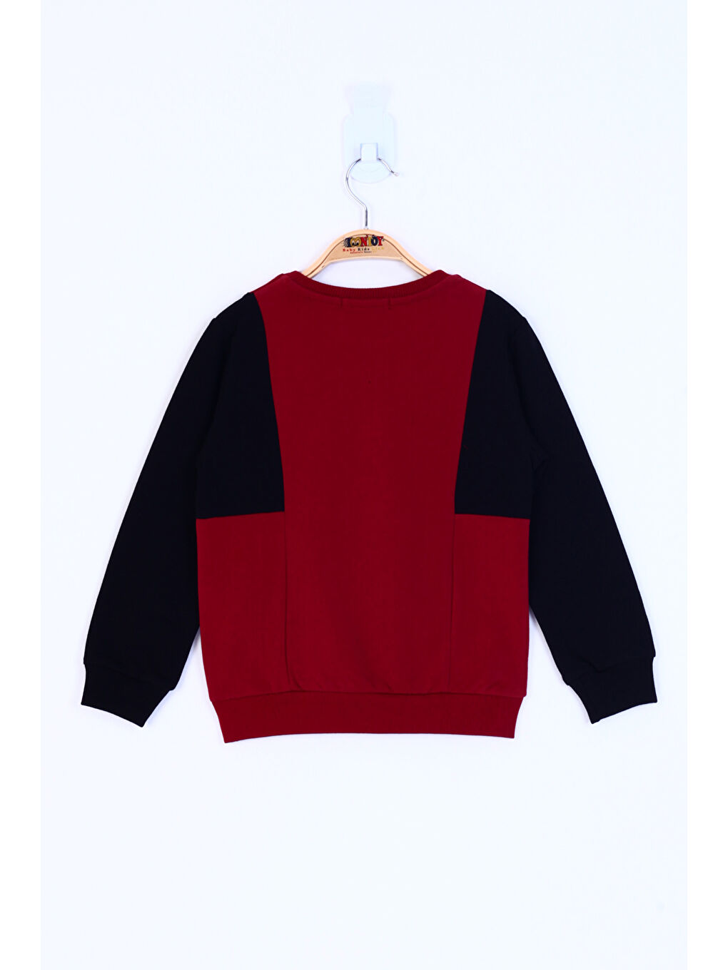 Bordo Erkek Çocuk Sweet Boy Baskılı Sweatshirt-1