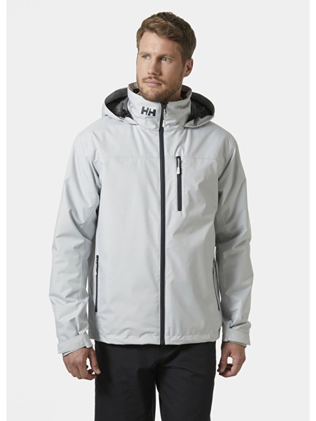 Helly Hansen Gri Crew Hooded Midlayer 2 Jacket Erkek Mont HHA.34442.HHA.853