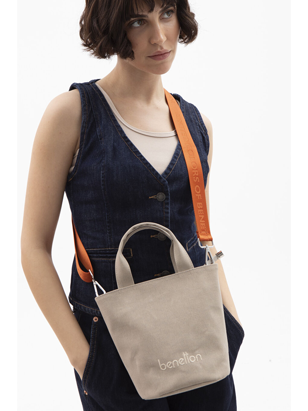 Bej Kadin El Çantasi Kum BNT1619