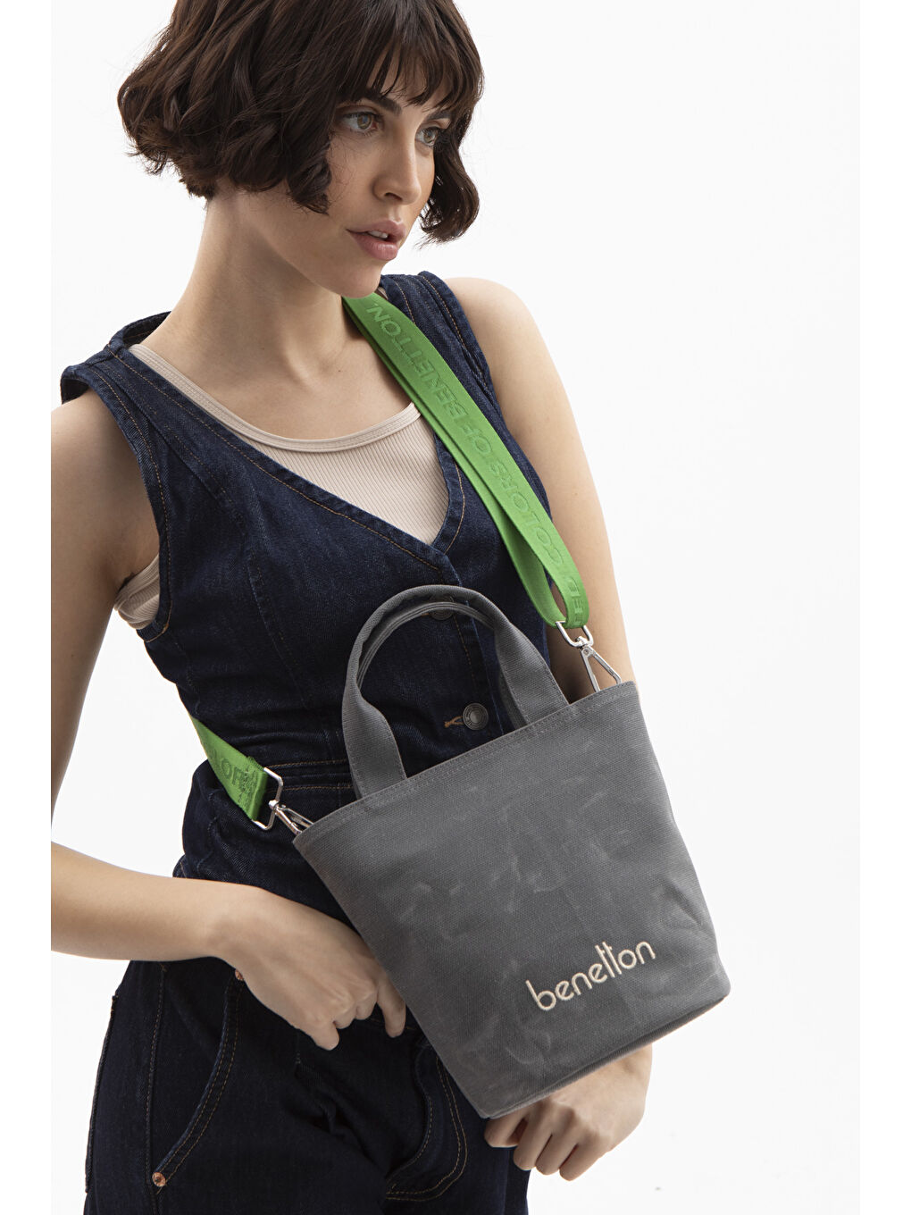 Kadin El Çantasi Gri̇ BNT1619-1