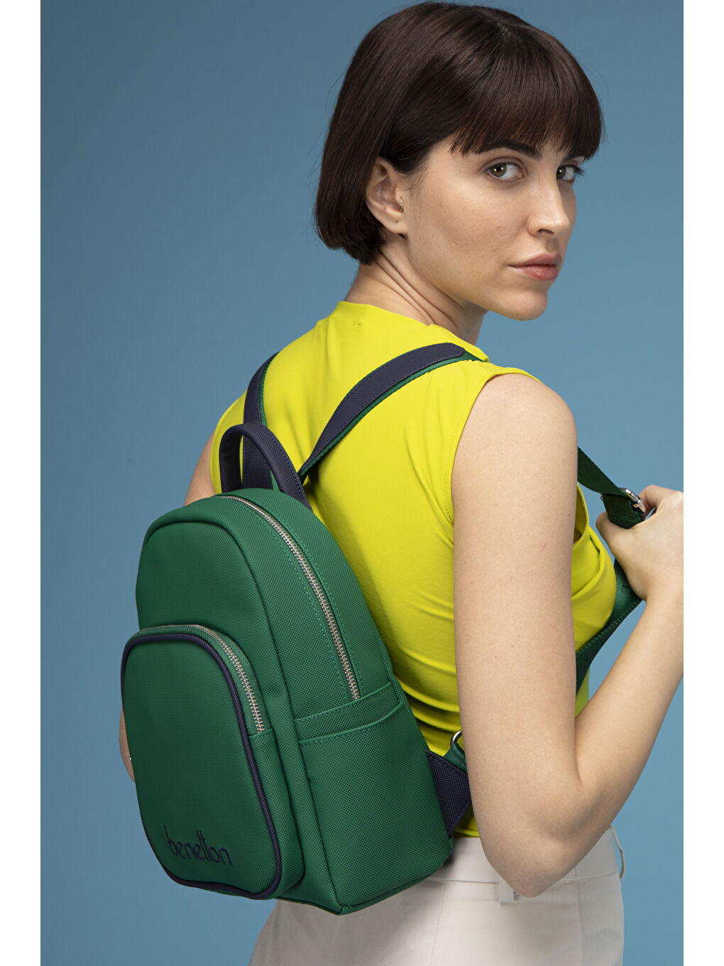 Yeşil Kadin Sirt Çantasi Zümrüt-Laci̇ BNT1605-1