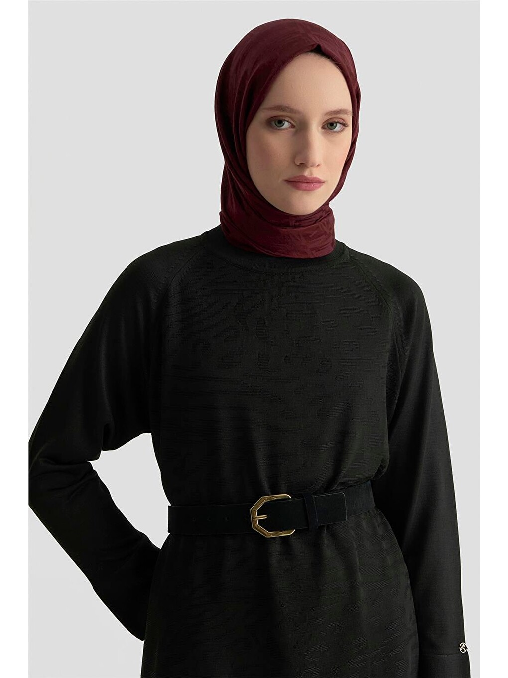Trend Triko Tunik 25Ktd4114 Siyah-3