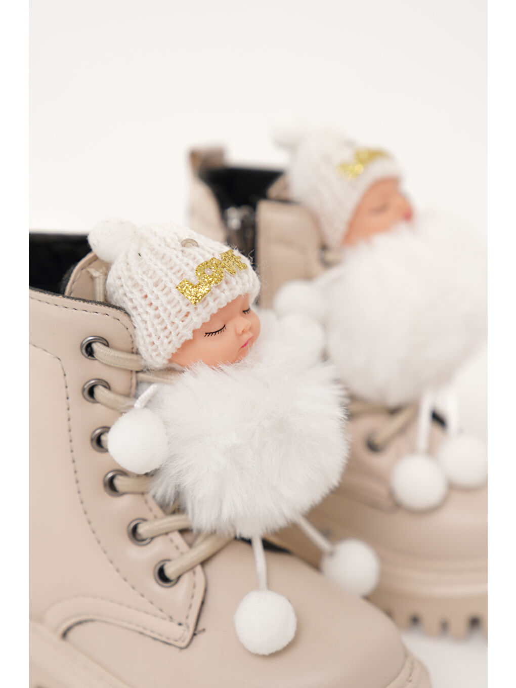 Bej D006 Günlük Ortopedik Kız Çocuk Bebek Botu-2