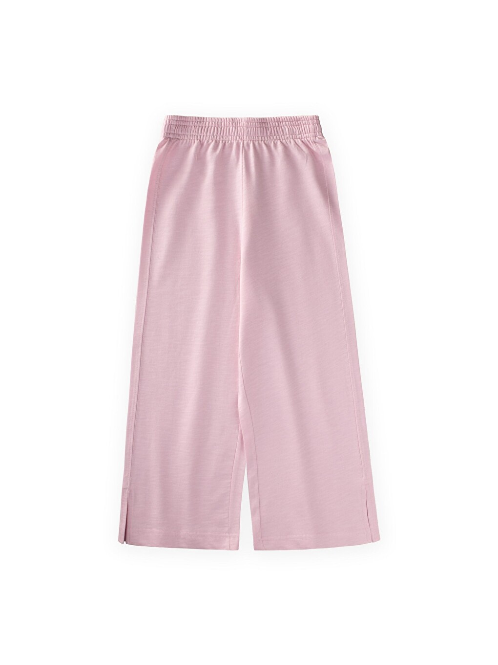 Geniş Kesim Pantolon 4-12 Yaş Pudra Pembe