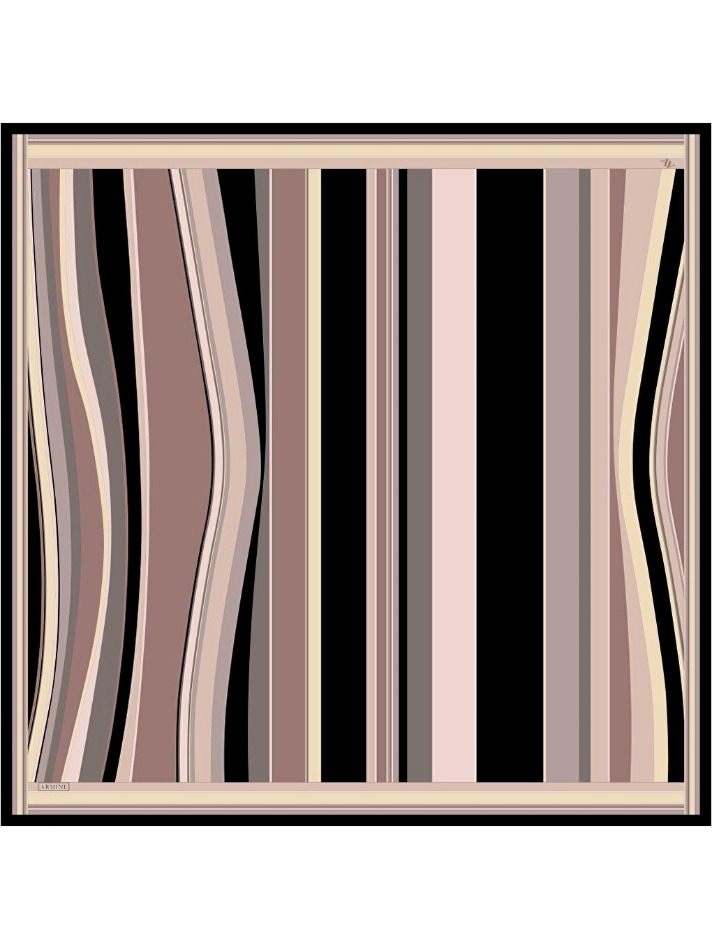 Bej Saf İpek Twill Eşarp 9514D 07-4