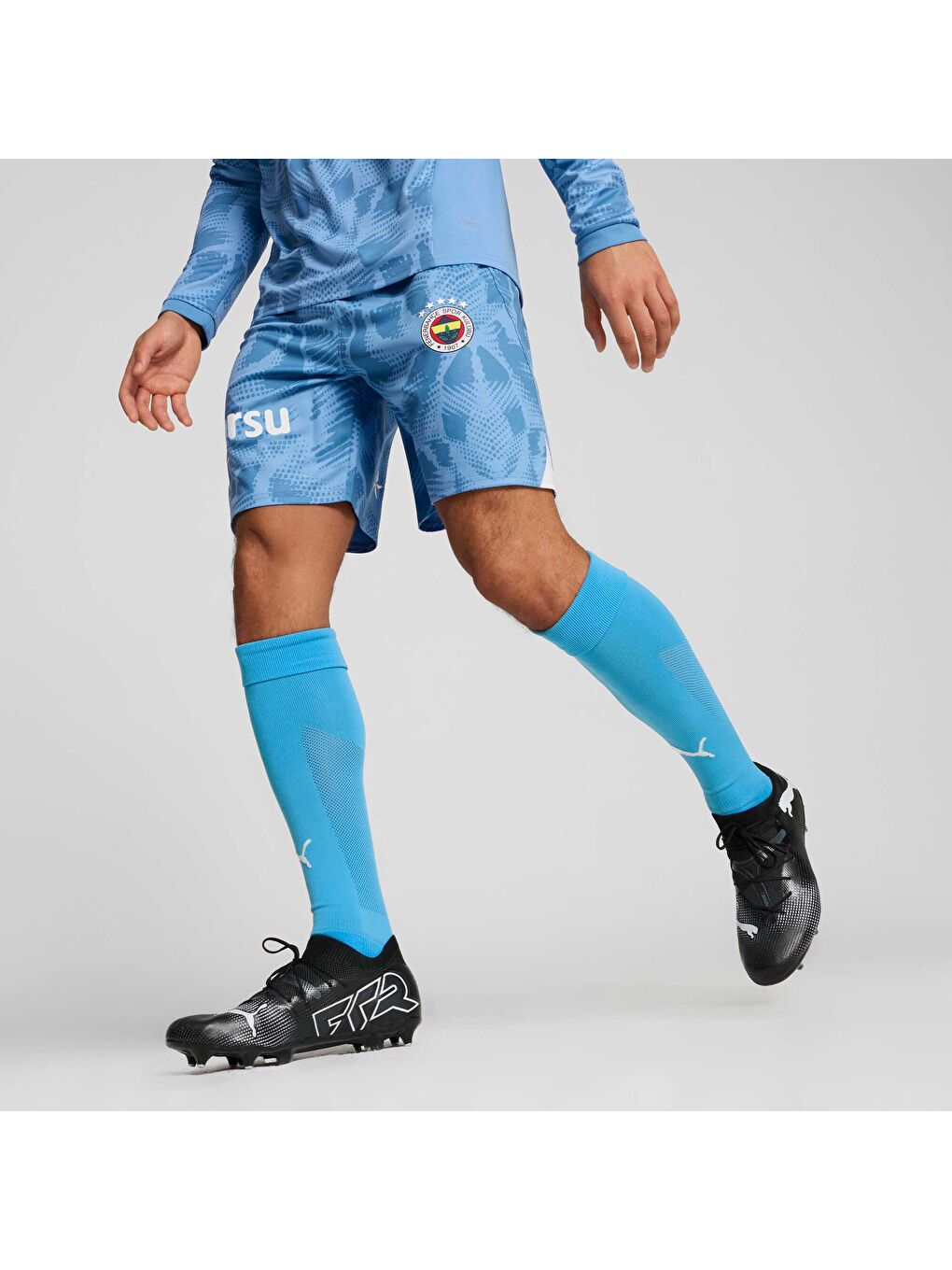 Mavi Fenerbahçe S.K. 24/25 Erkek Kaleci Şort-6