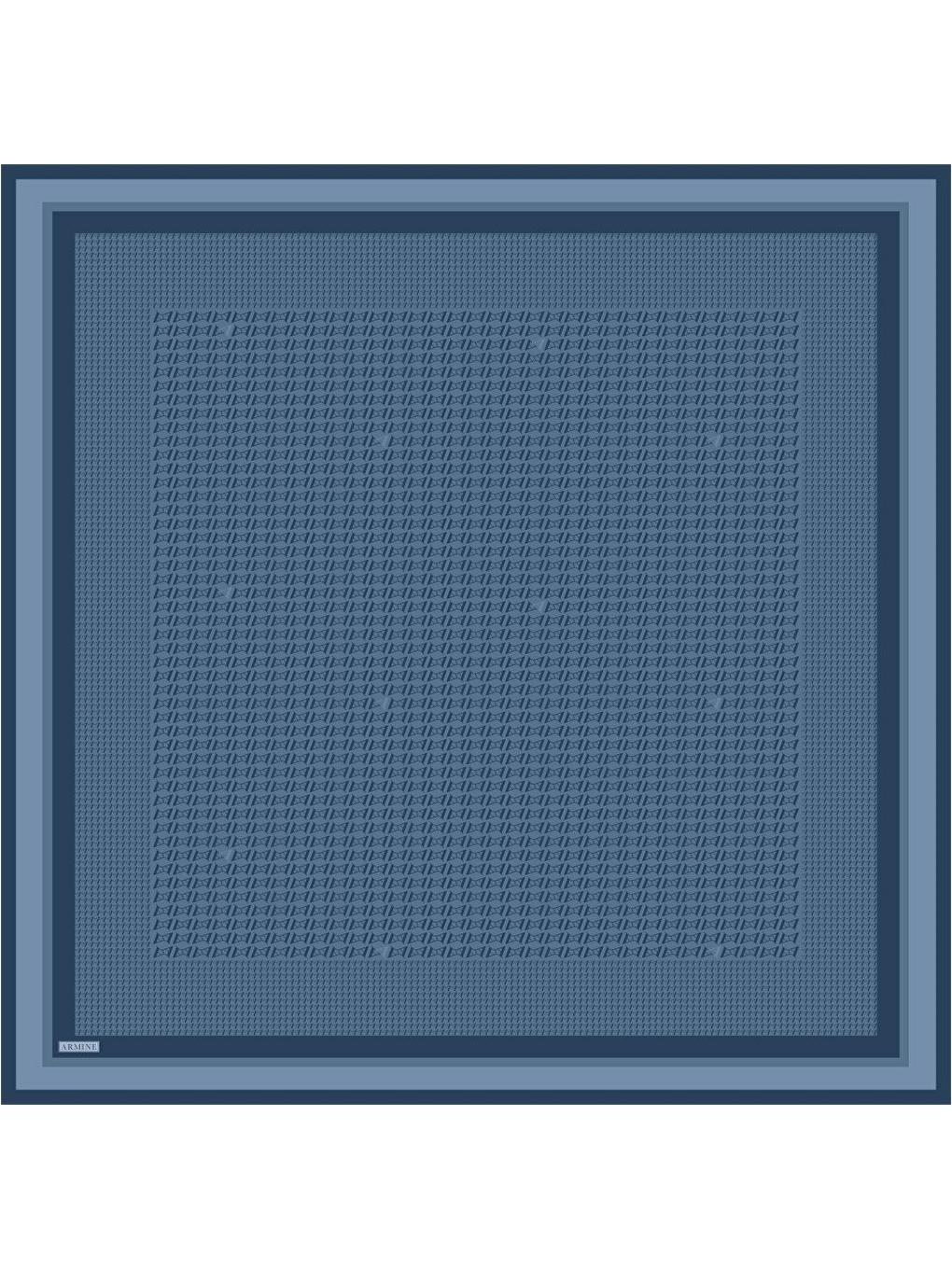 İndigo Saf İpek Twill Eşarp 9502D 08-3