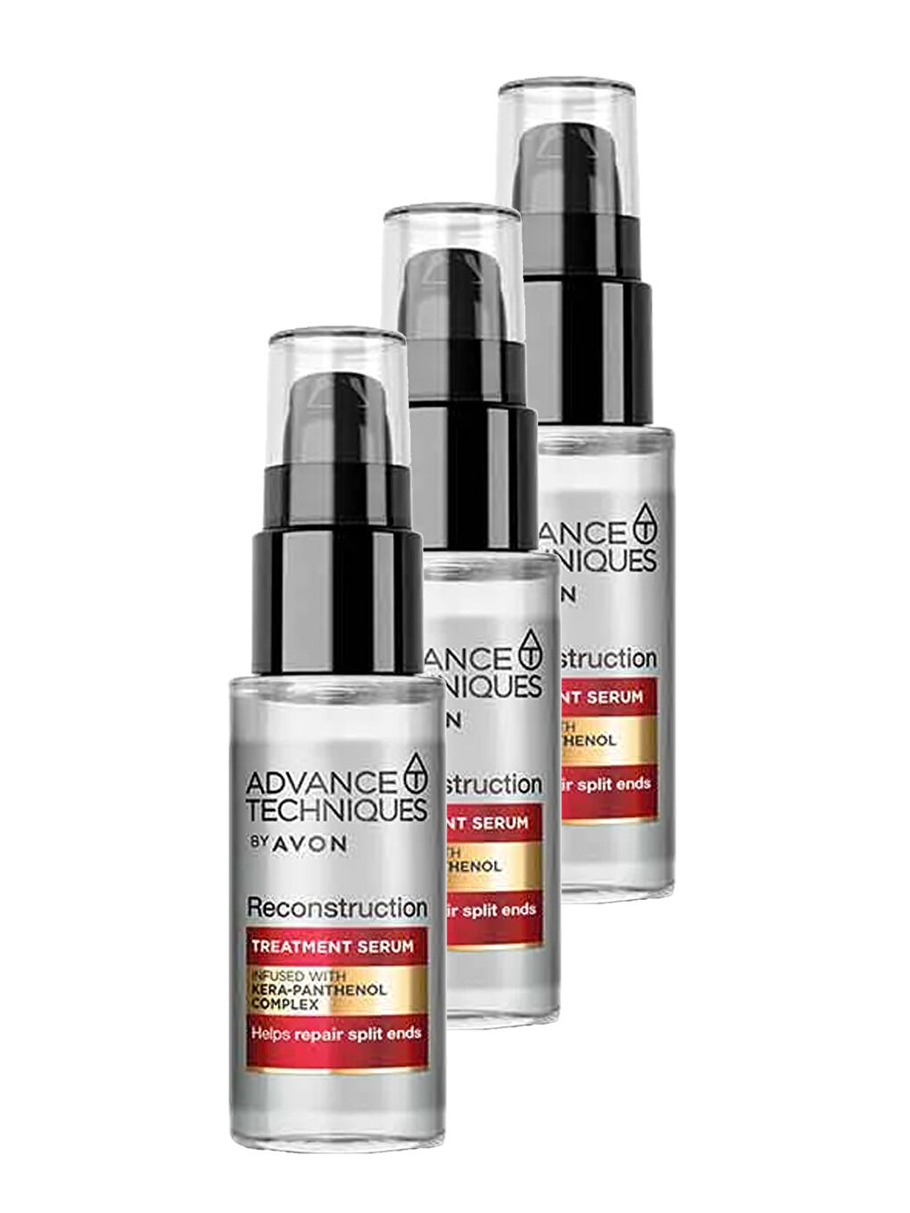 AVON Renksiz Advance Techniques Reconstruction Treatment Onarıcı Saç Serumu 30 Ml. Üçlü Set