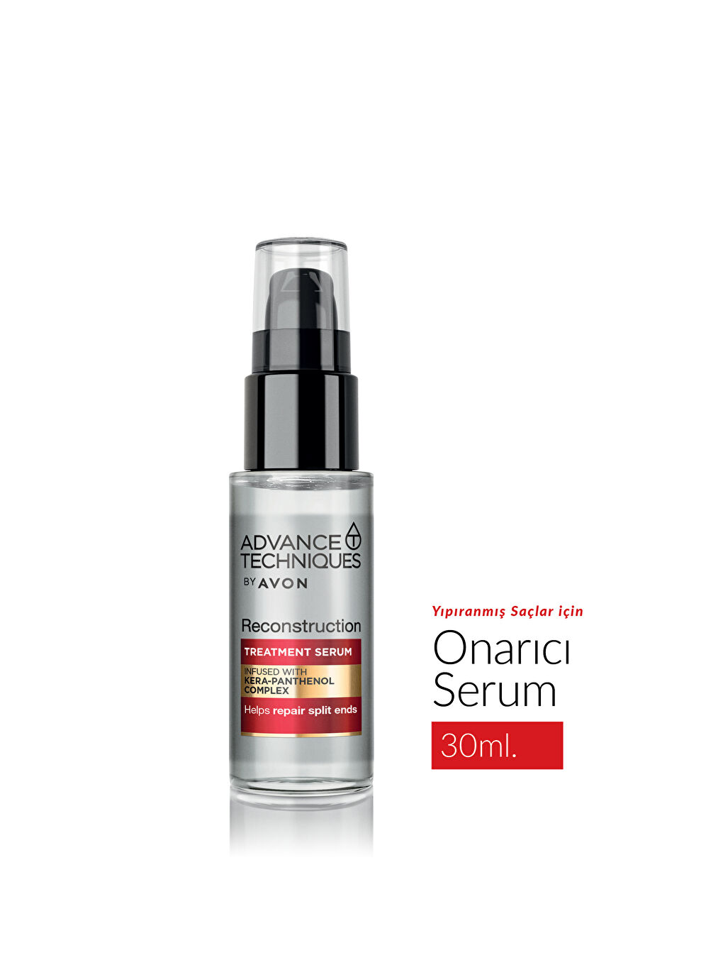 AVON Renksiz Advance Techniques Reconstruction Treatment Onarıcı Saç Serumu 30 Ml. Üçlü Set - 2