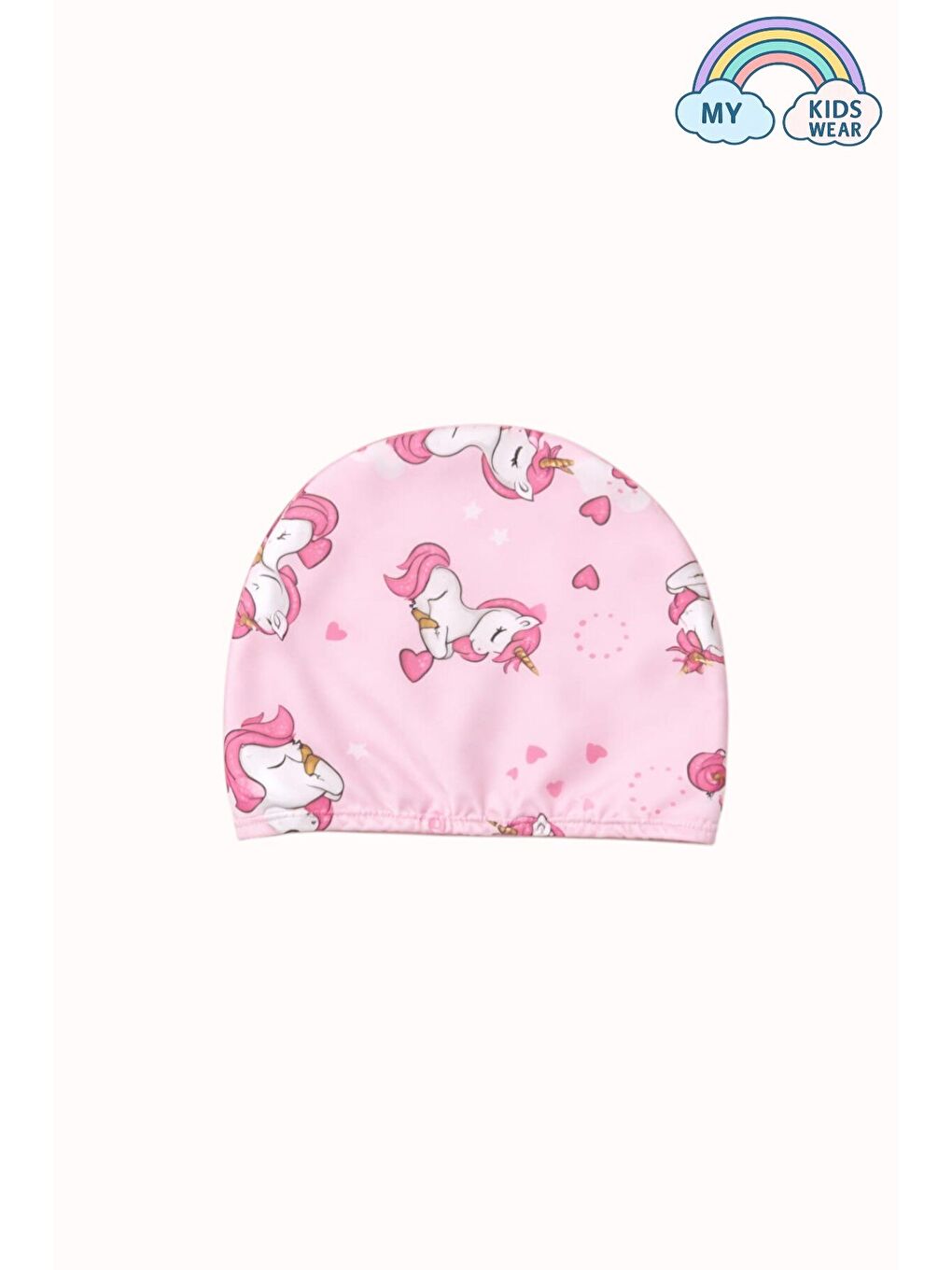 Beyaz Kız Çocuk Deniz Kombini 3’lü Set – Mayo, Havlu ve Bone 12584-3