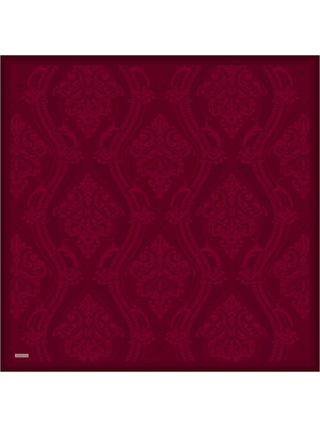 Bordo Saf İpek Sura Eşarp 9537D 50-3