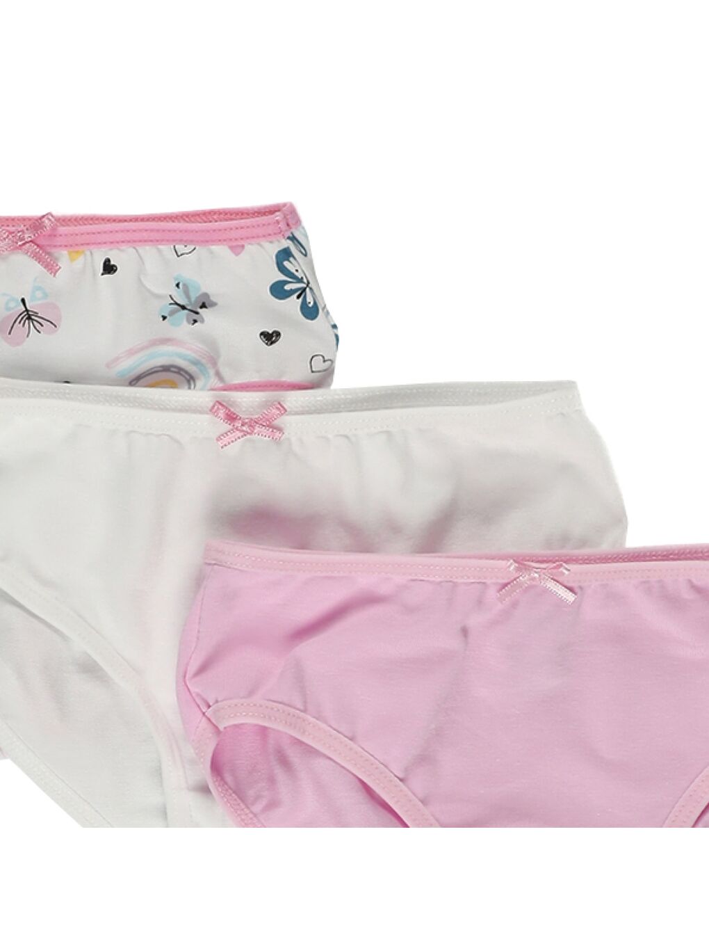 Karışık Kız Çocuk 3 lü Slip-6