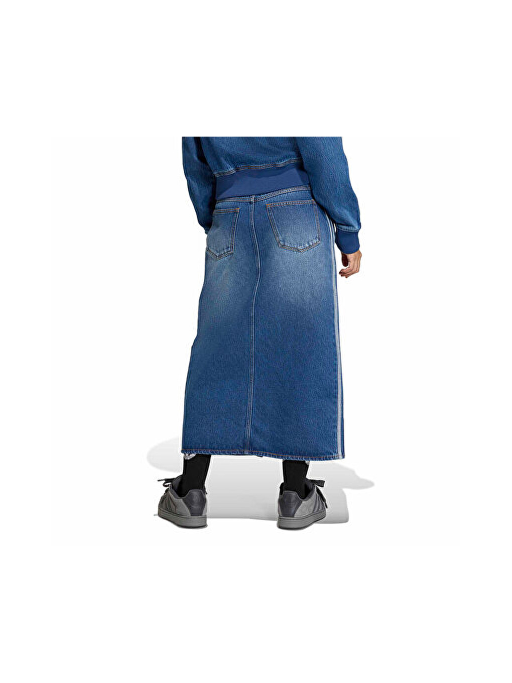 3s Sk Denim Kadın Günlük Etek Kd2908 Mavi-1