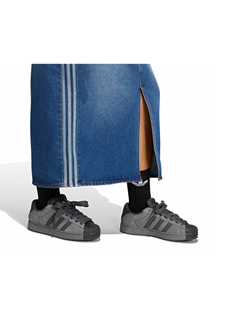 3s Sk Denim Kadın Günlük Etek Kd2908 Mavi-2