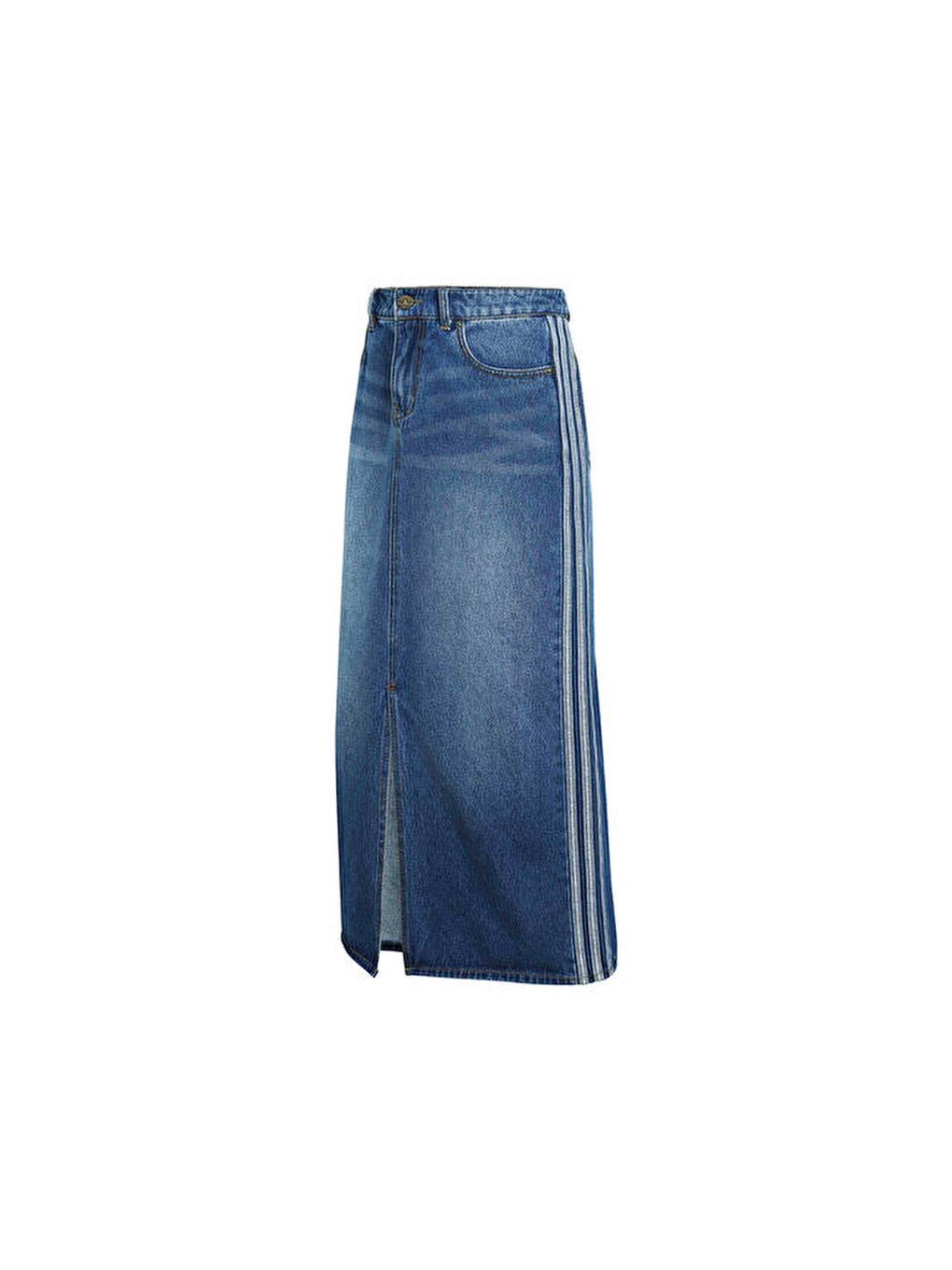 3s Sk Denim Kadın Günlük Etek Kd2908 Mavi-4