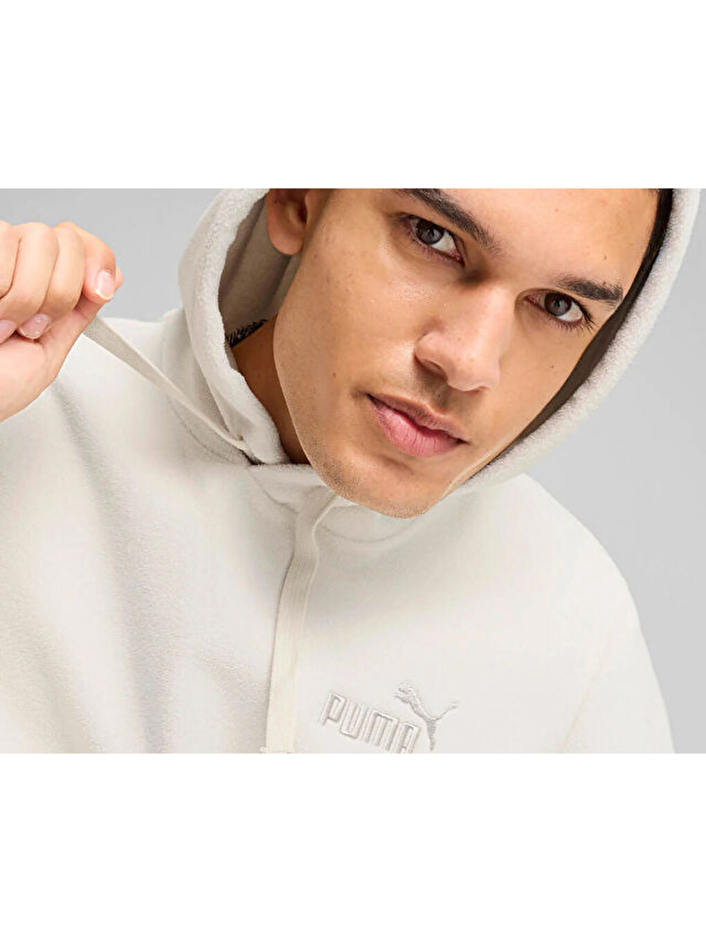 Ess Elevated Hoodie Erkek Günlük Sweatshirts 68189287 Bej-6