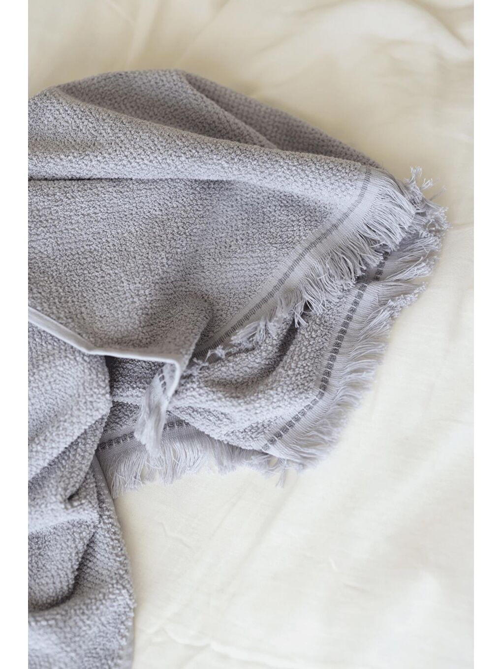 Travertine 70x140 Havlu Gri-1