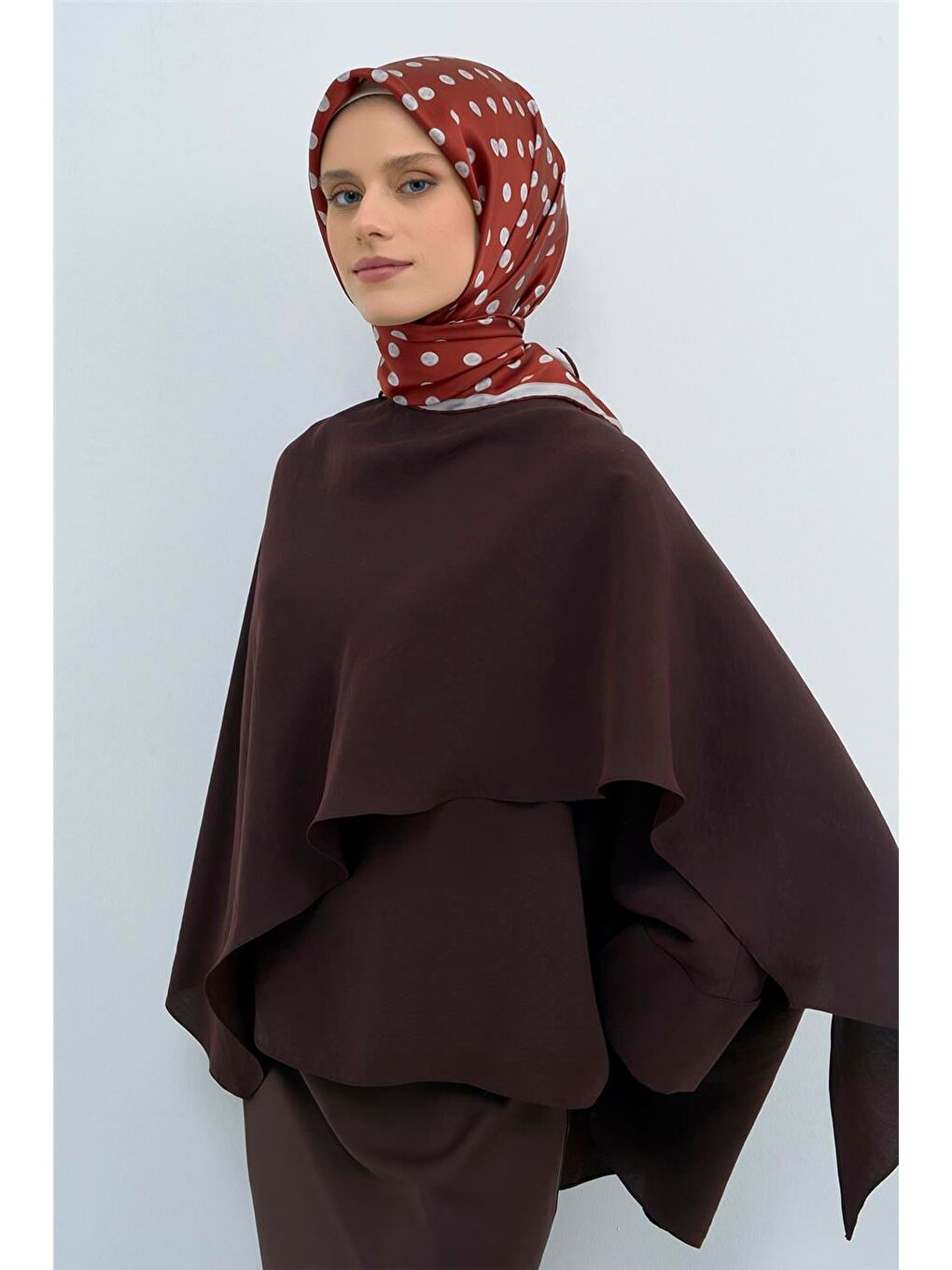 Bordo Saf İpek Twill Eşarp 9544D 51