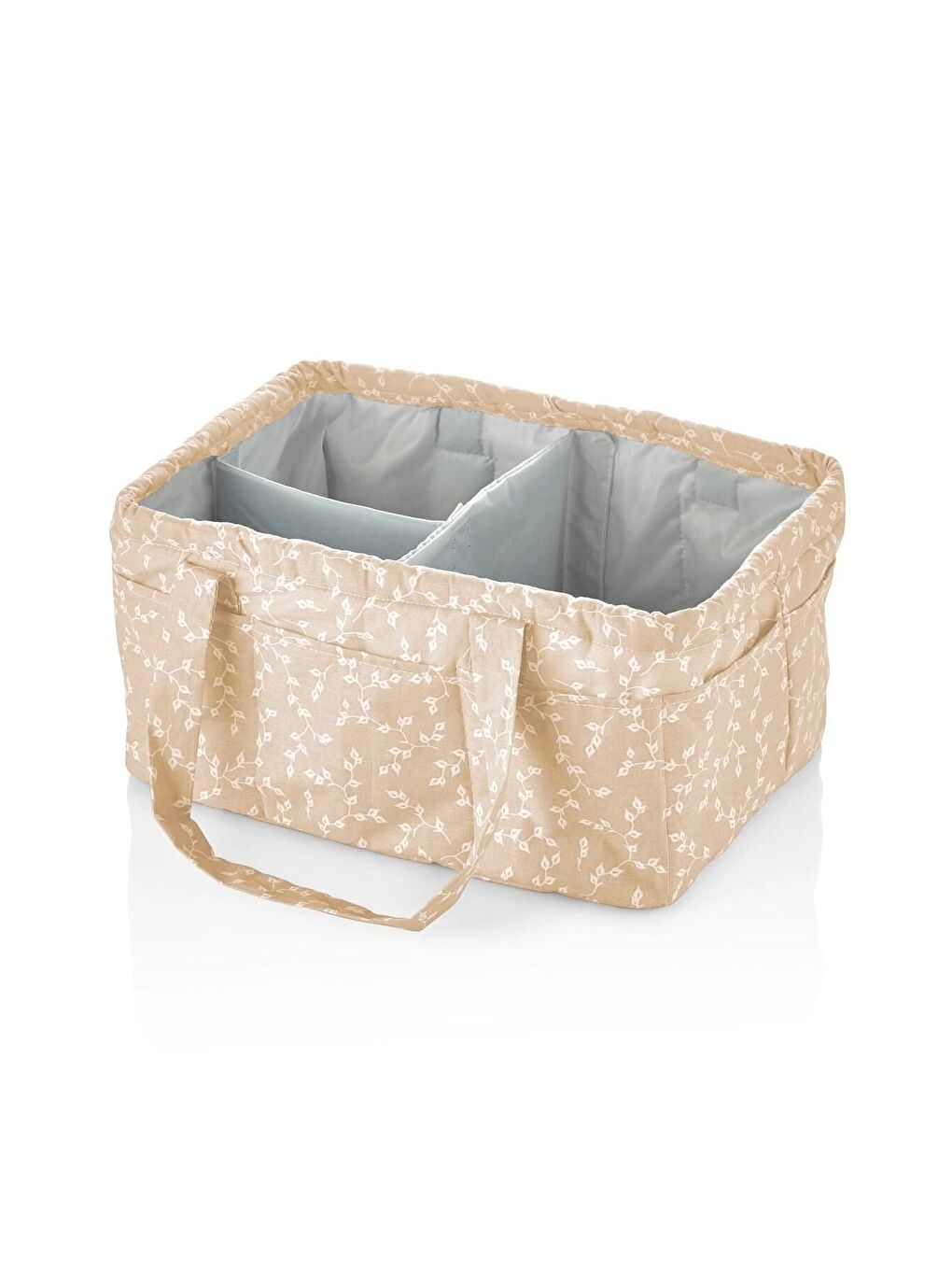 Katlamalı Anne & Bebek Organizer Somon Çiçek-1