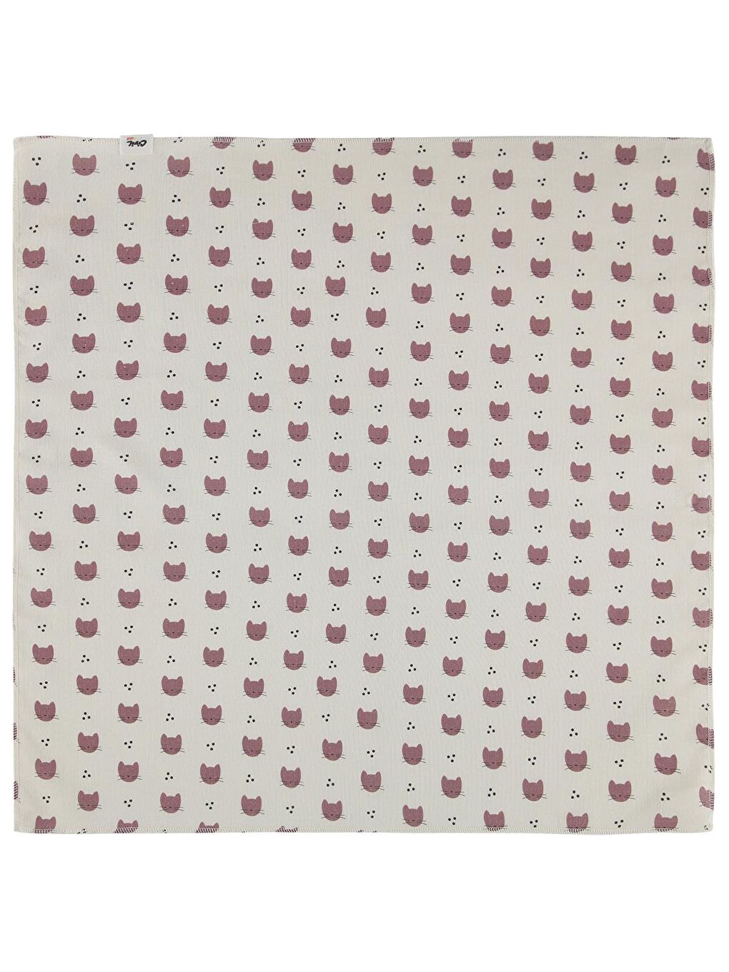 Baby Kedi Empirme 75x75 Cm Battaniye - Ekru-1