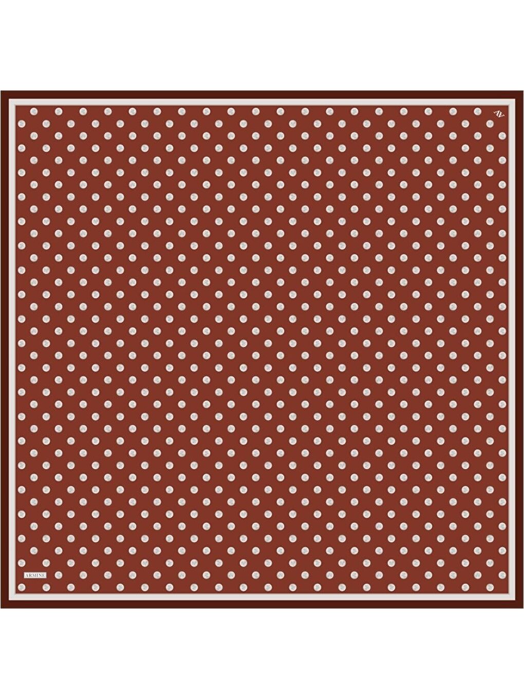 Bordo Saf İpek Twill Eşarp 9544D 51-4