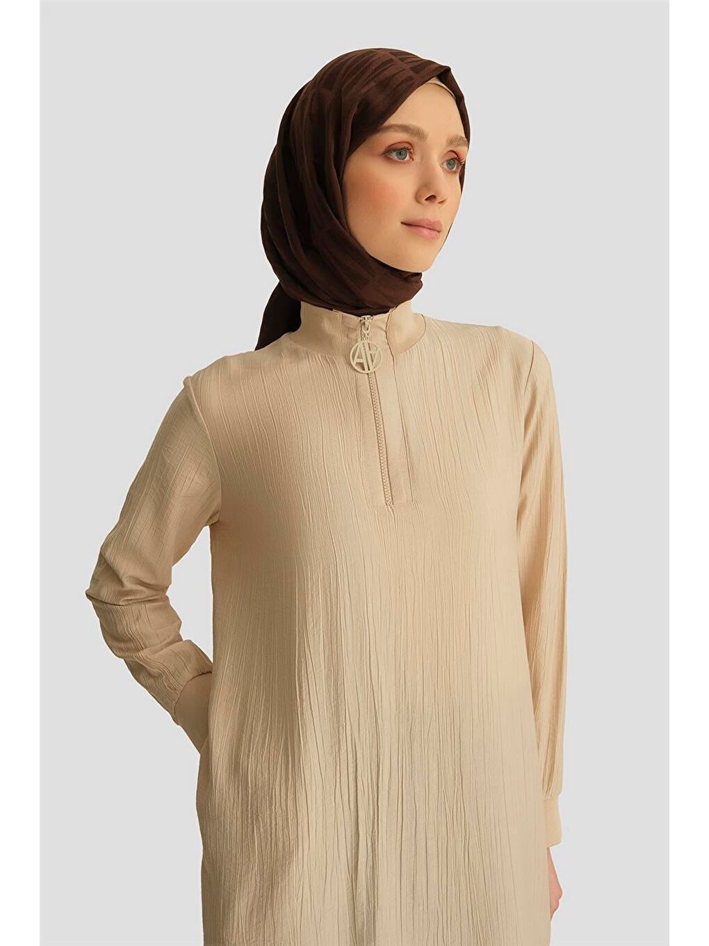 Bej Tunik 25Yh412 Taş-2