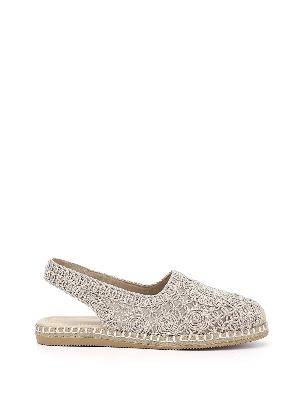 Bej Kadın BEJ-TEN RENGİ Arkası Açık Günlük Ayakkabı