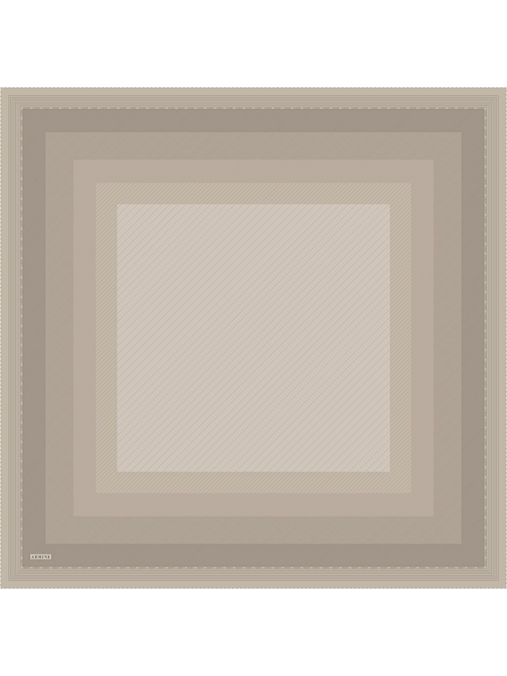 Bej Saf İpek Twill Eşarp 9526D 82-3