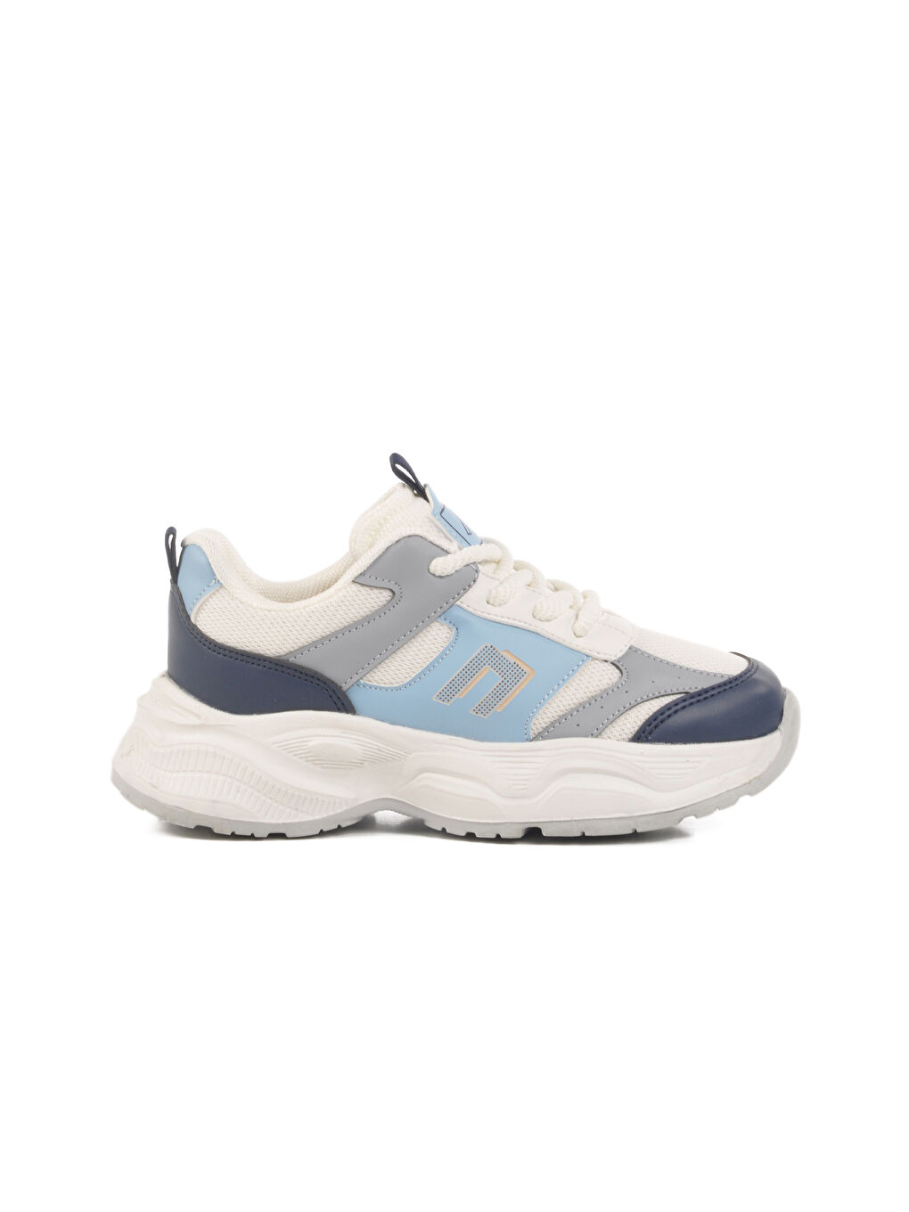 Lacivert Fileli Hafif Hava Alabilen Erkek Çocuk Spor Ayakkabı Birian F