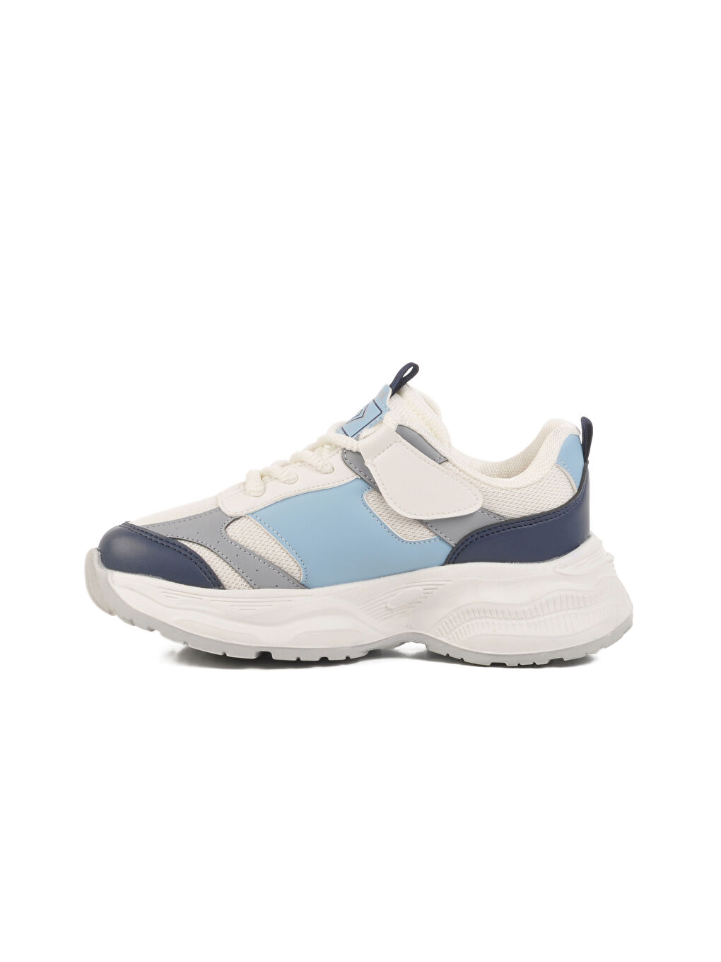 Lacivert Fileli Hafif Hava Alabilen Erkek Çocuk Spor Ayakkabı Birian F-1