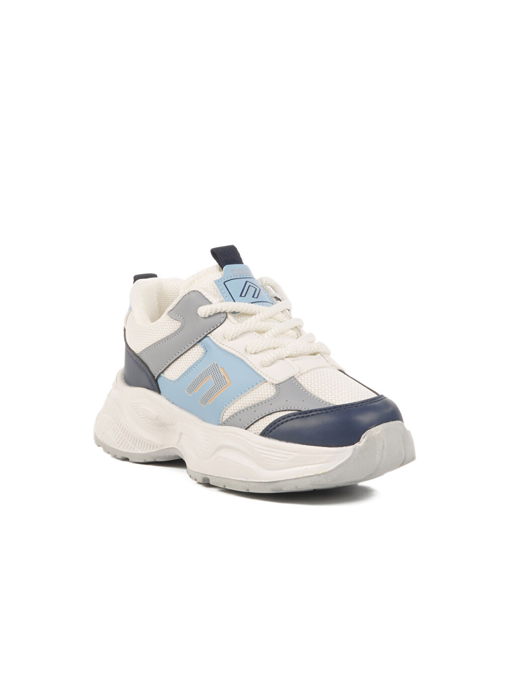 Lacivert Fileli Hafif Hava Alabilen Erkek Çocuk Spor Ayakkabı Birian F-2