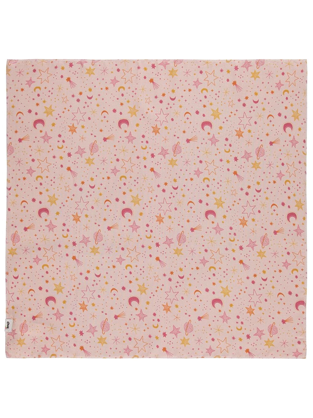 Pembe Baby Ay Yıldız Empirme 75x75 Cm Battaniye - Pudra-2