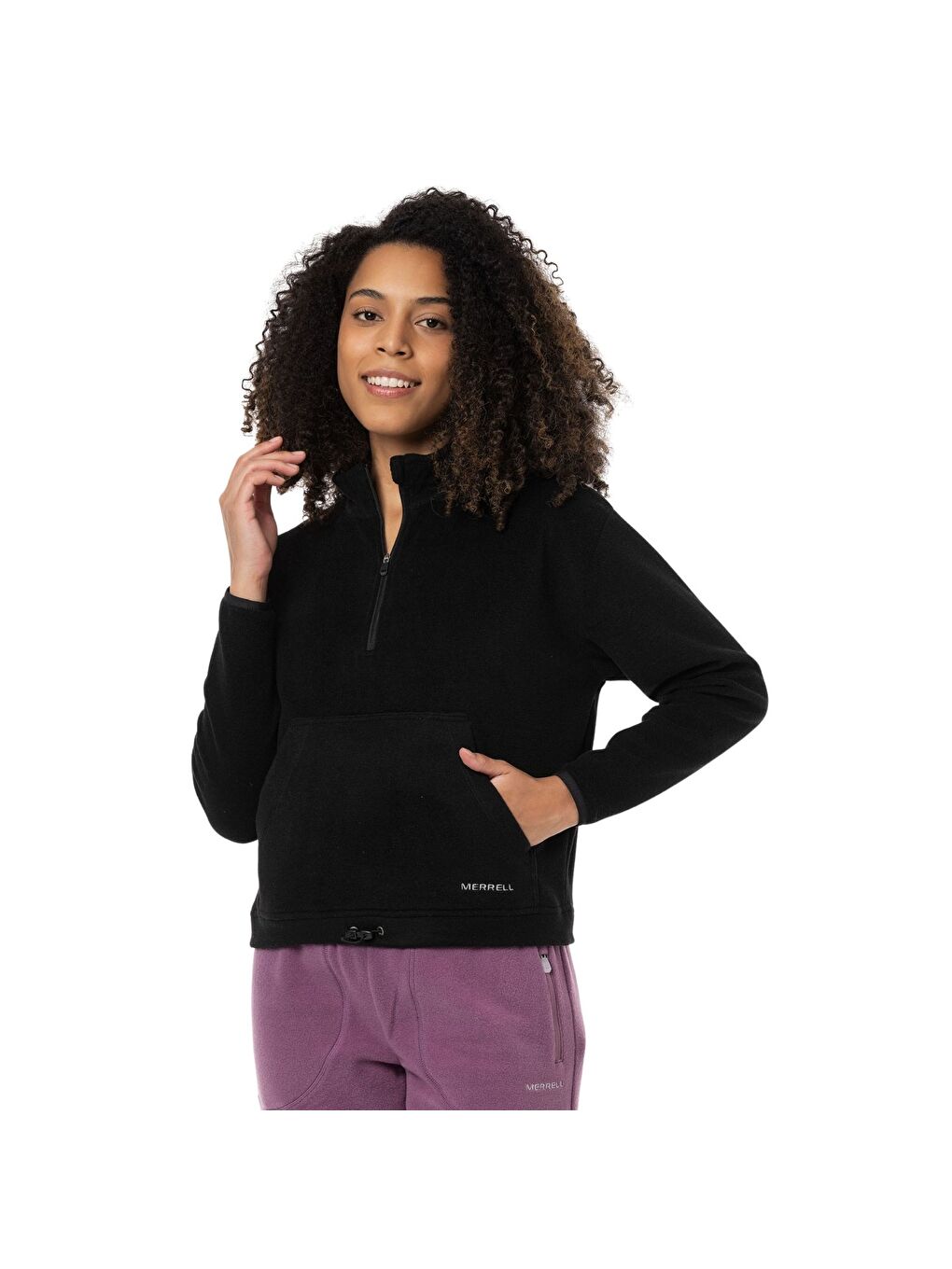 Stamp Kadın Siyah Sweatshirt-3