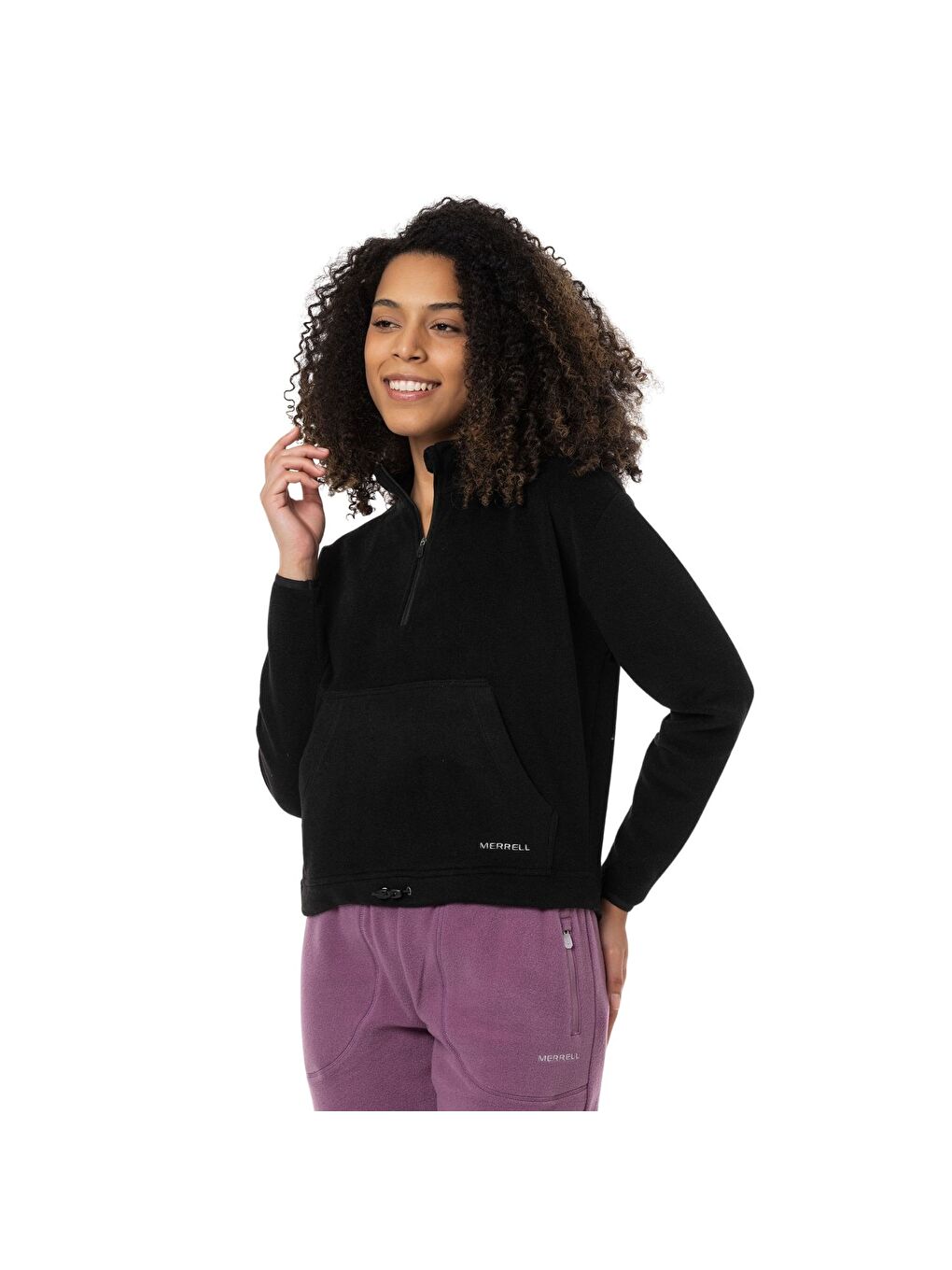 Stamp Kadın Siyah Sweatshirt-4