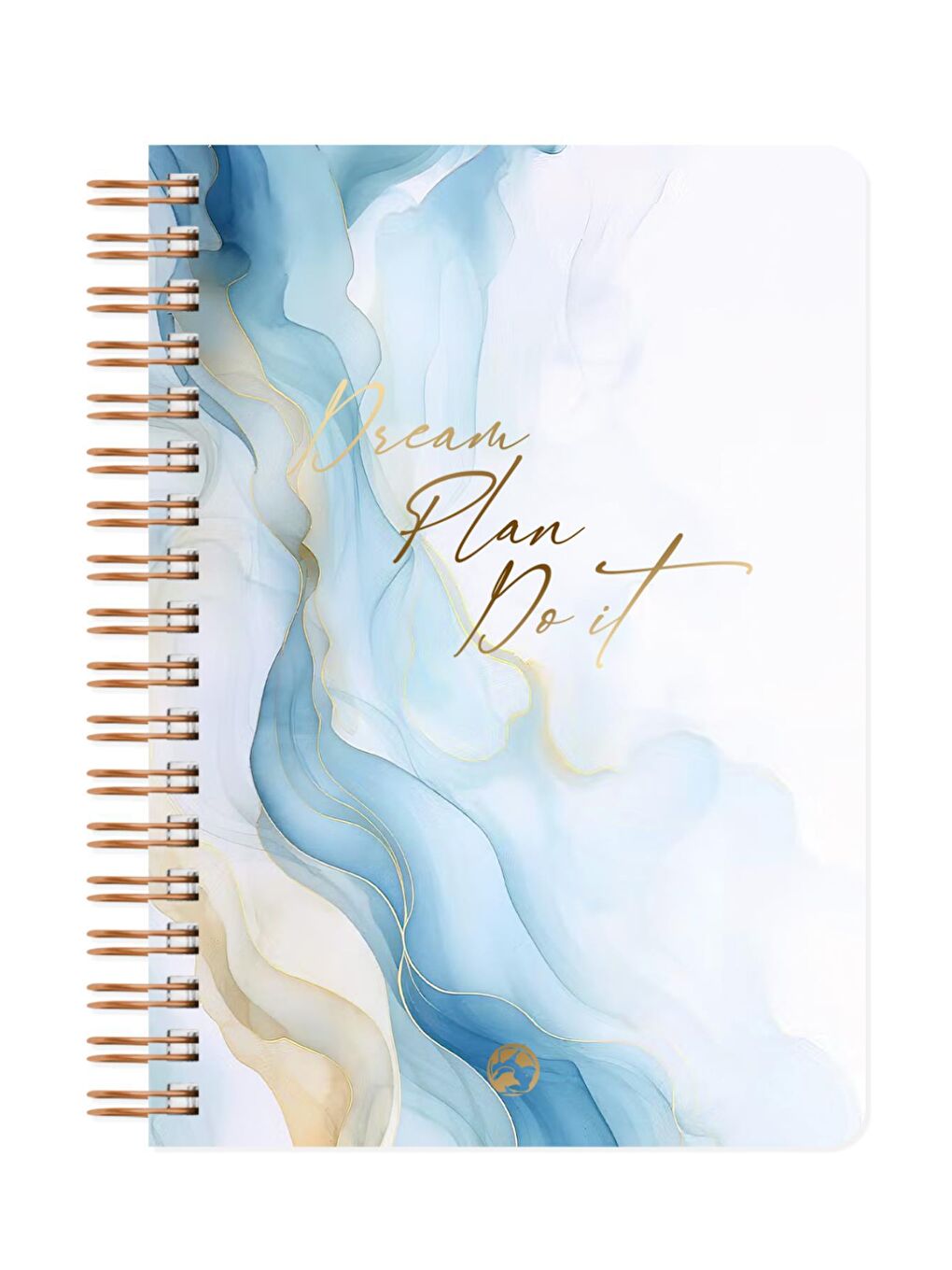 LE COLOR Karışık Marble Spiralli Defter Çizgili Dream 17x24 cm