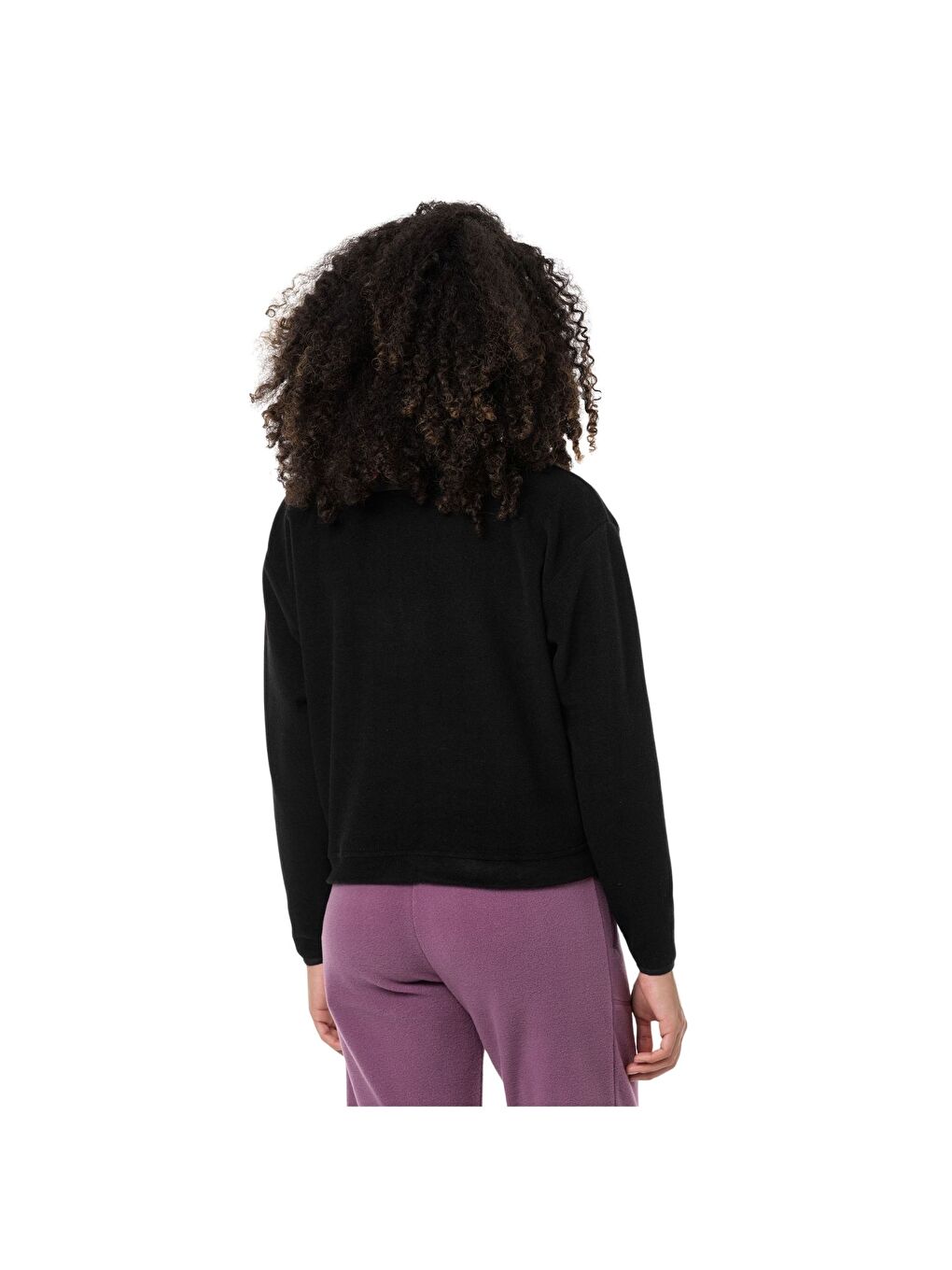 Stamp Kadın Siyah Sweatshirt-9