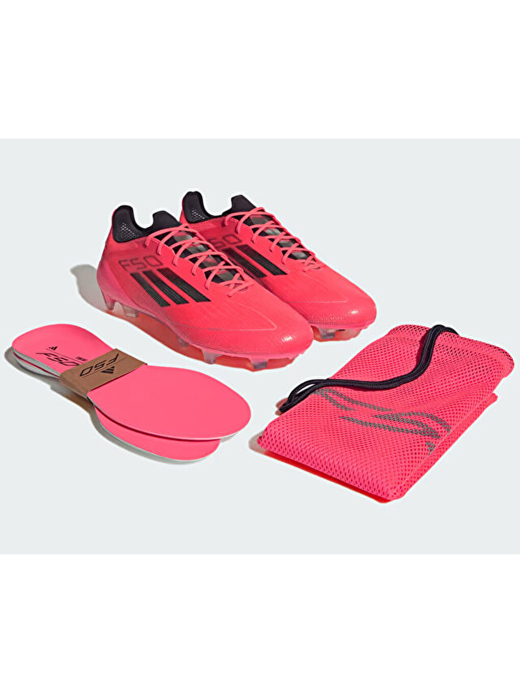 F50 Elite Sg Erkek Yumuşak Zemin Kramponu If1296 Kırmızı-8
