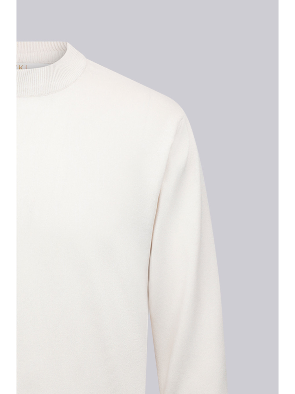 Bej Regular Fit Çeyrek Balıkçı Yaka Rayon Triko Kazak-2