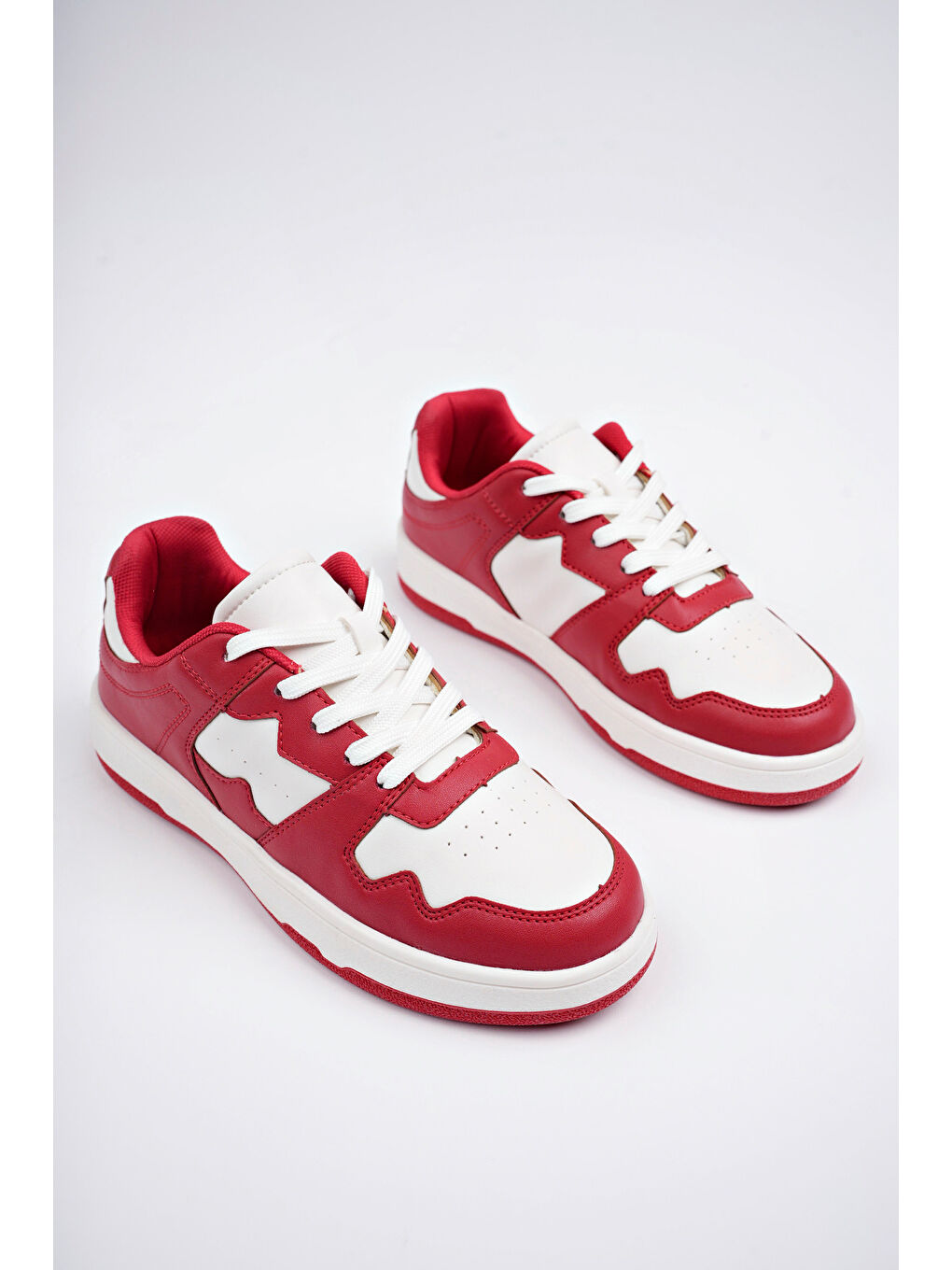 Kırmızı Kadın Günlük Sneaker Ayakkabı