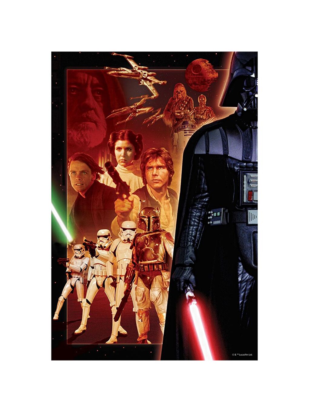 Star Wars Classic İkili Puzzle 150 Parça 10255-1