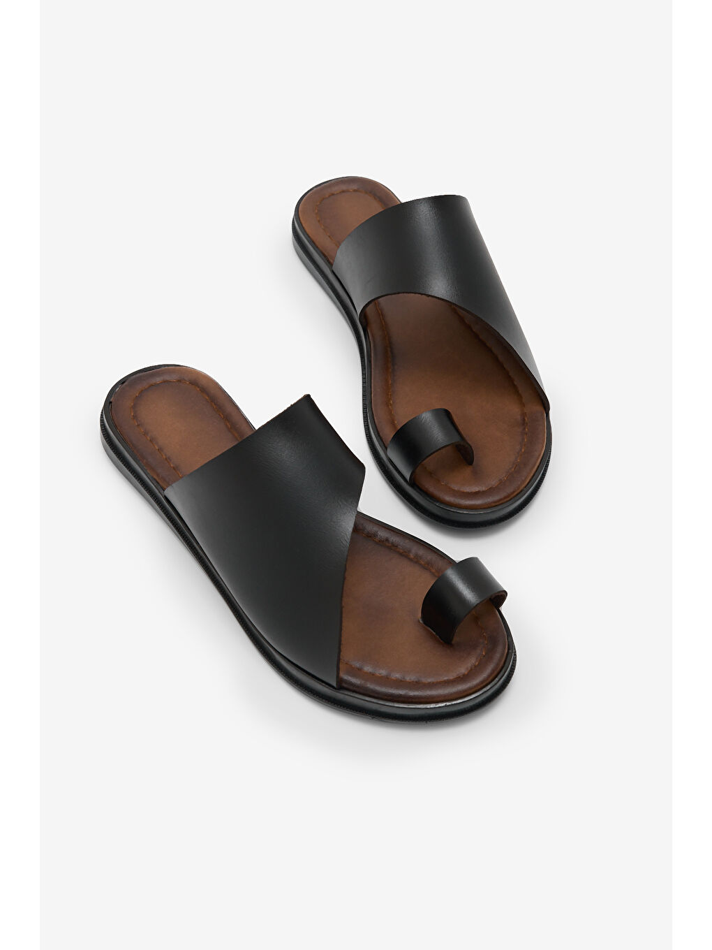 Kadın Siyah Termo Taban Rahat Kalıp Günlük Terlik