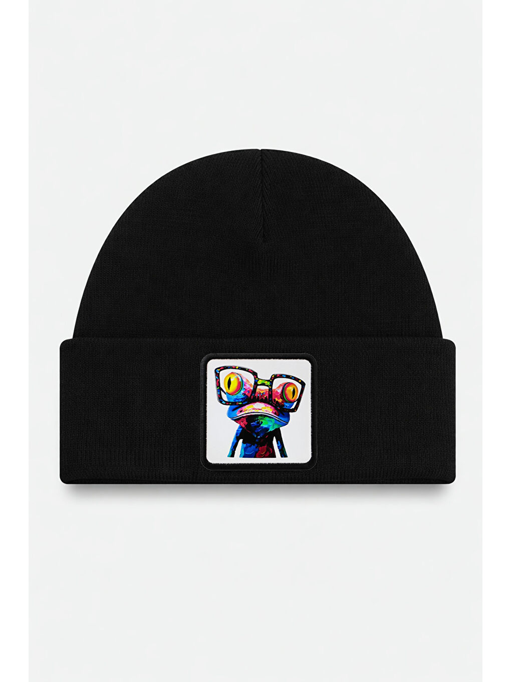 Bukalemun Logolu Siyah Çocuk Bere