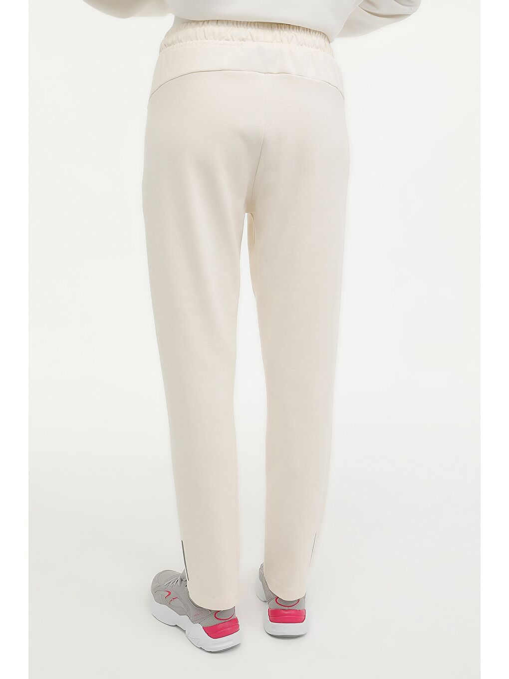 Bej W-CT322 MILA TRACK PANTS Ekru Kadın Eşofman Altı-1