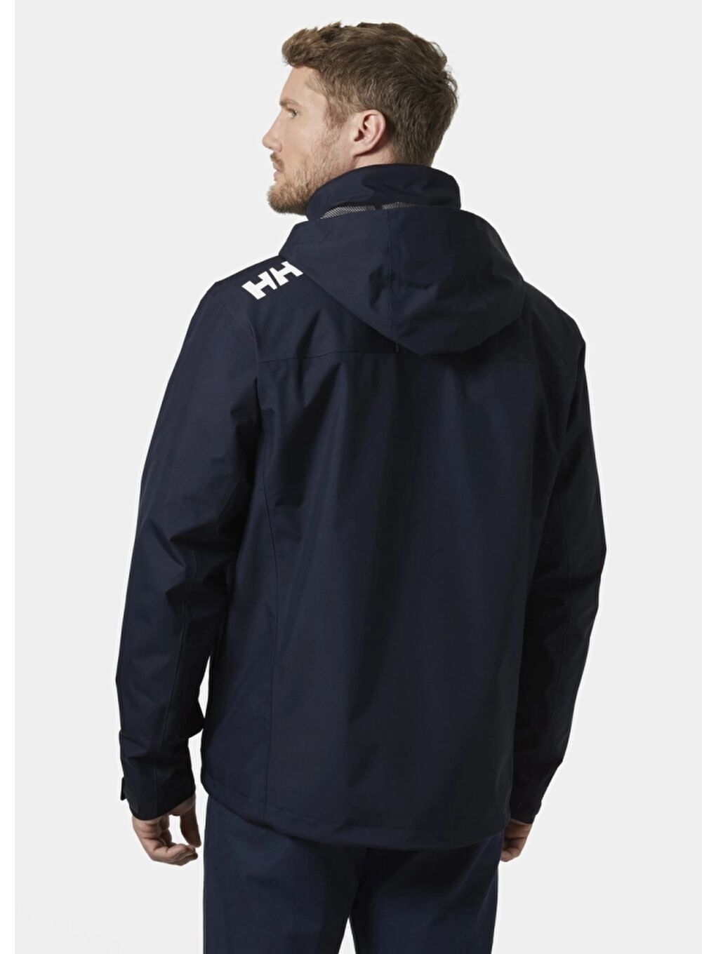 Helly Hansen Lacivert Crew Hooded Midlayer 2 Jacket Erkek Mont HHA.34442.HHA.597 - 1