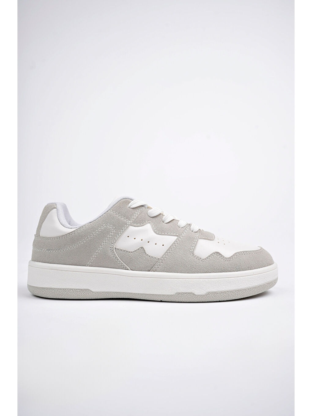 Gri Kadın Günlük Sneaker Ayakkabı-1