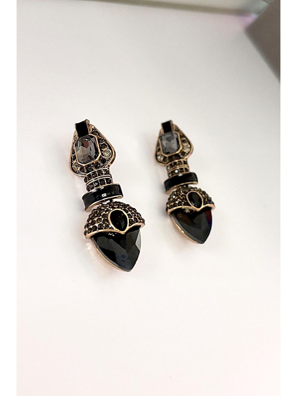 Siyah Vintage Soul Kadın küpe-3