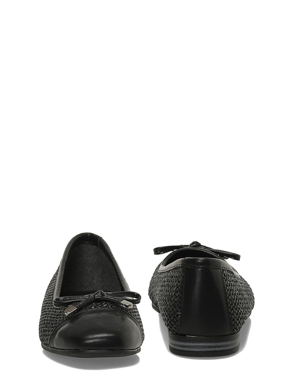 327001.Z 6FX Siyah Kadın Babet-4