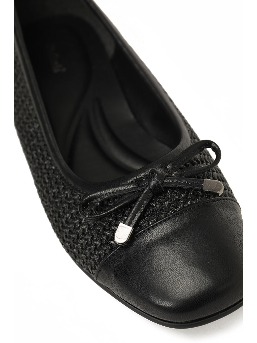 327001.Z 6FX Siyah Kadın Babet-6