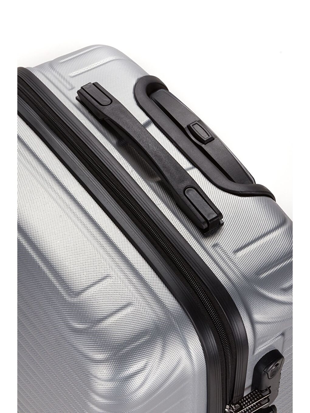 Gri ABS Unisex Kabin Boy Valiz FSL125-4