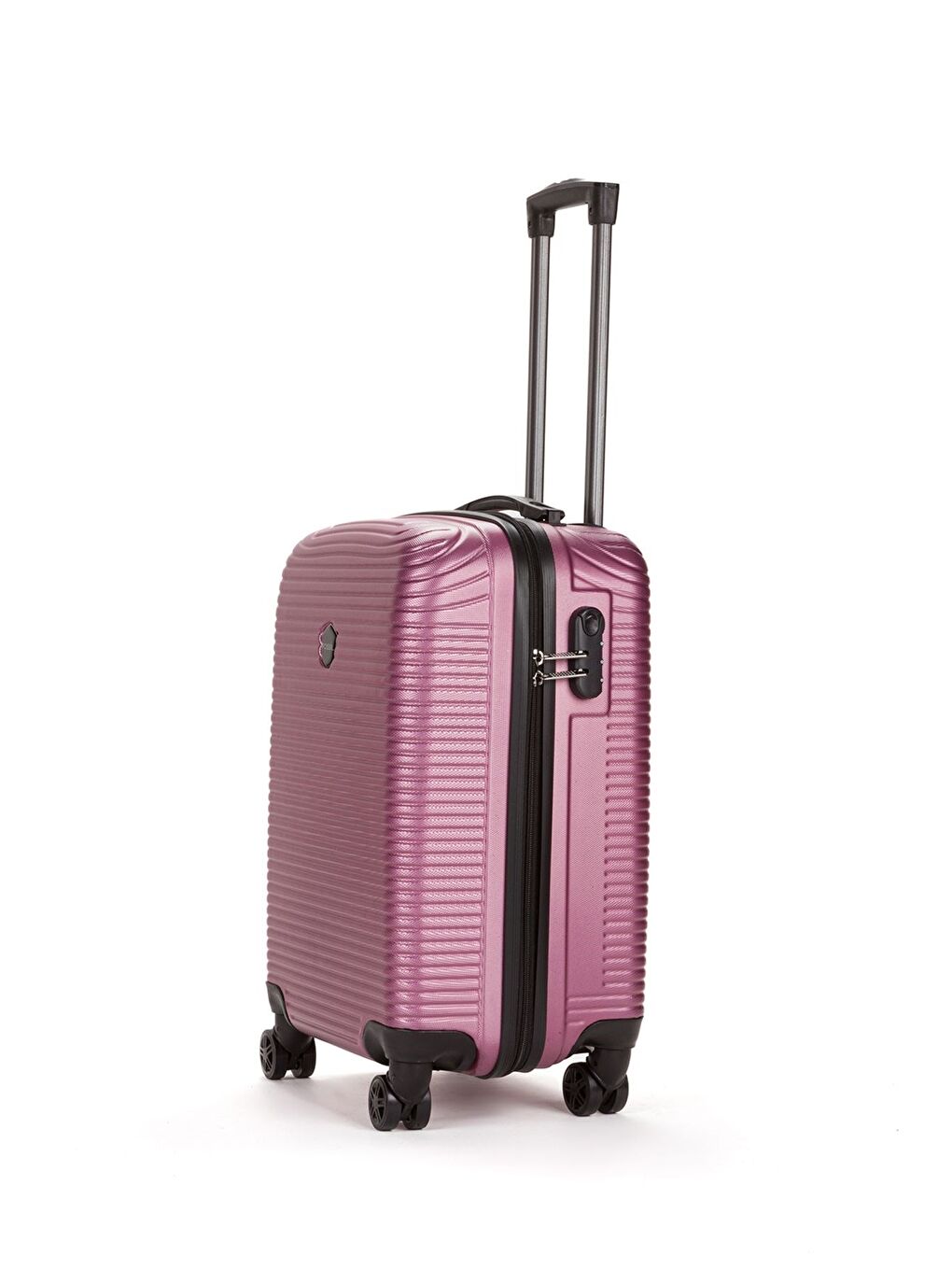 Pembe ABS Unisex Kabin Boy Valiz FSL125-1